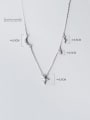 thumb 925 Sterling Silver Cubic Zirconia Fashion Diamond Star Moon  Necklace 3