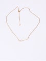 thumb Stainless steel Shell Geometric Minimalist Necklace 1