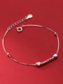 thumb 925 Sterling Silver Heart Minimalist Link Bracelet 1
