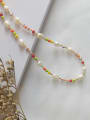 thumb Freshwater Pearl Multi Color Miyuki Beads Pure Handmade Necklace 2