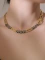 thumb Brass Cubic Zirconia Vintage Snake  Ring Earring Bangle And Necklace Set 3