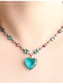 thumb Brass Cubic Zirconia Luxury Heart   Pendant Necklace 1