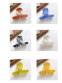 thumb Cellulose Acetate Trend Irregular Alloy Jaw Hair Claw 1