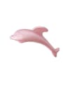 thumb Alloy Resin Minimalist Dolphin  Jaw Hair Claw 3
