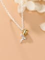 thumb 925 Sterling Silver Fashion temperament small fresh rose necklace 4