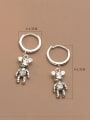 thumb 925 Sterling Silver Icon Cute Huggie Earring 3
