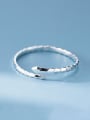 thumb 925 Sterling Silver Snake Vintage Cuff Bangle 0