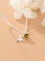 thumb 925 Sterling Silver Fashion temperament small fresh rose necklace 2