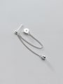 thumb 925 Sterling Silver Tassel Minimalist Threader Earring 3