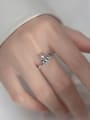 thumb 925 Sterling Silver Cubic Zirconia Bear Vintage Band Ring 3