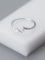 thumb 925 Sterling Silver Minimalist Fashion  lightning  Free Size Ring 1