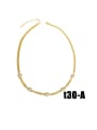 thumb Brass Cubic Zirconia Tassel Vintage Necklace 3