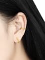 thumb 925 Sterling Silver Geometric Minimalist Stud Earring? Single-Only One ? 2