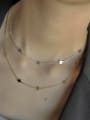 thumb 925 Sterling Silver Star Vintage Necklace 1