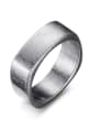 thumb Stainless steel Geometric Minimalist Band Ring 4