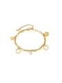 thumb Brass Imitation Pearl  Flower Minimalist Anklet 0