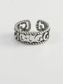 thumb 925 Sterling Silver  Vintage Twisted English double layer Stackable Ring 1