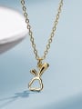 thumb 925 Sterling Silver Rabbit Cute Necklace 2