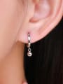 thumb 925 Sterling Silver Cubic Zirconia Snake Cute Single Earring(Single -Only One) 1