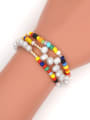 thumb Stainless steel  Multi Color  Bead Bohemia Hand-woven Necklace 2