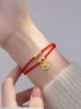thumb 925 Sterling Silver Zodiac Cute Adjustable Red Rope Bracelet 3