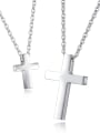 thumb Titanium Cross Minimalist Regligious Necklace 1