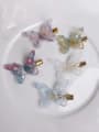 thumb Cellulose Acetate Cute Butterfly Alloy Hair Barrette 0
