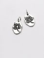 thumb 925 Sterling Silver With Vintage Flowers Pendant Diy Accessories 0