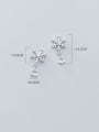 thumb 925 Sterling Silver Cubic Zirconia snowflake Ethnic Stud Earring 3