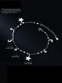thumb 925 Sterling Silver Star Minimalist  Anklet 2