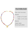 thumb Brass Miyuki Millet Bead Multi Color Heart Hip Hop Beaded Necklace 2