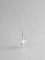 thumb 925 Sterling Silver Star Minimalist Long Strand Necklace 0