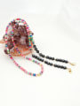 thumb Stainless steel Bead Multi Color Polymer Clay Letter Bohemia Hand-woven  Necklace 2