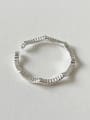 thumb 925 Sterling Silver Geometric Vintage Band Ring 1