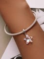 thumb 925 Sterling Silver Glass beads Minimalist Star Pendant 1