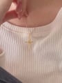 thumb 925 Sterling Silver Cross Vintage Regligious Necklace 3