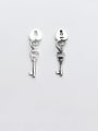 thumb 925 Sterling Silver With Personality Couple Key Lock pendant DIY Accessories 0
