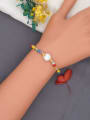 thumb Stainless steel Bead Multi Color Round Minimalist Beaded Bracelet 1