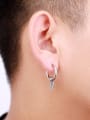 thumb Titanium Irregular Minimalist Stud Earring 2