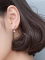 thumb 925 Sterling Silver Cubic Zirconia Star Dainty Stud Earring 3