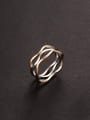 thumb Stainless steel Geometric Minimalist Stackable Ring 2
