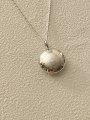 thumb 925 Sterling Silver Smooth  Geometric Vintage Necklace 0