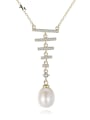 thumb l925 Sterling Silver Freshwater Pearl  pendant Necklace 0