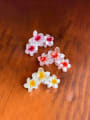 thumb Alloy Resin  Minimalist Flower  Multi Color Jaw Hair Claw 2