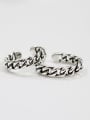 thumb S925 Sterling Silver Fashion retro silver chain  free size ring 0