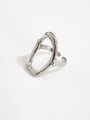 thumb Sterling silver shaped design exaggerated ring 0