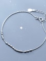 thumb 925 Sterling Silver Geometric Minimalist Link Bracelet 0