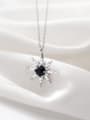 thumb 925 Sterling Silver Cubic Zirconia Star Dainty Necklace 2