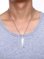 thumb 316L Surgical Steel Smooth Geometric Minimalist Necklace 1