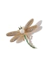 thumb Copper Cubic Zirconia White Dragonfly Luxury Brooches 0